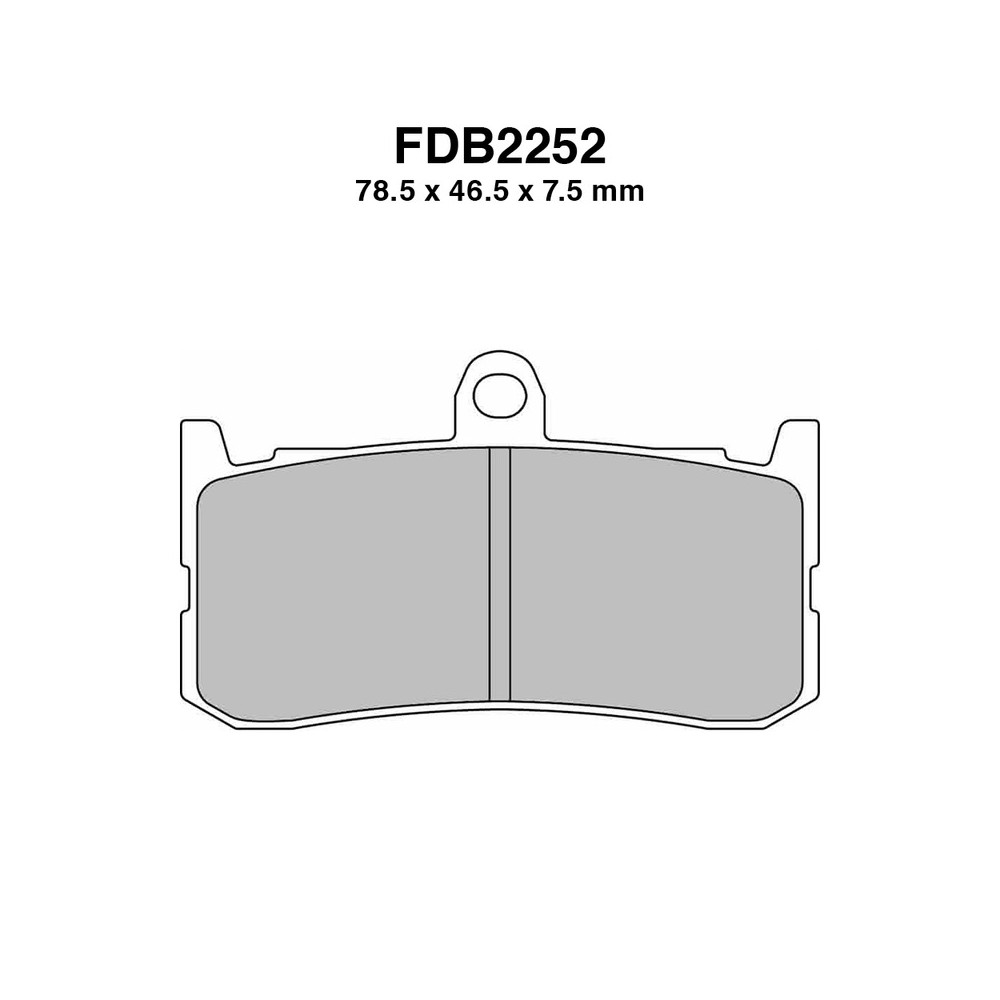 Ferodo Brake Pads FDB2252ST for TRIUMPH : Daytona 675 13-13 Daytona 675 09-12 Brake Pads Ferodo