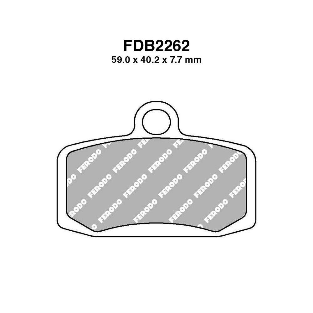 Pastiglie Ferodo FDB2262SG per HUSQVARNA TC 85 14 e altri modelli Pastiglie Freno Ferodo