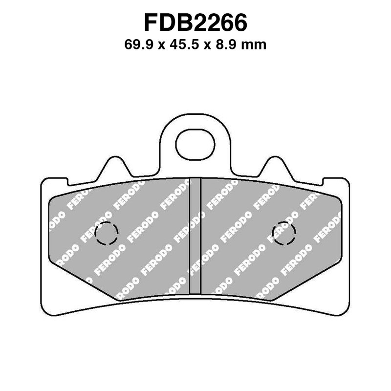 Ferodo Brake Pads FDB2266ST for BMW G310 GS 17-20 and other model Brake Pads Ferodo