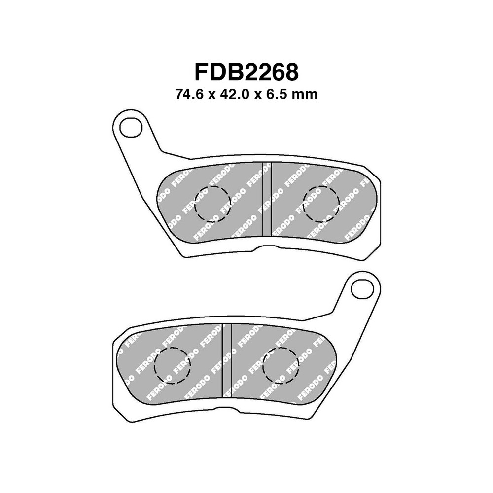 Ferodo Brake Pads FDB2268P - FDB2268P