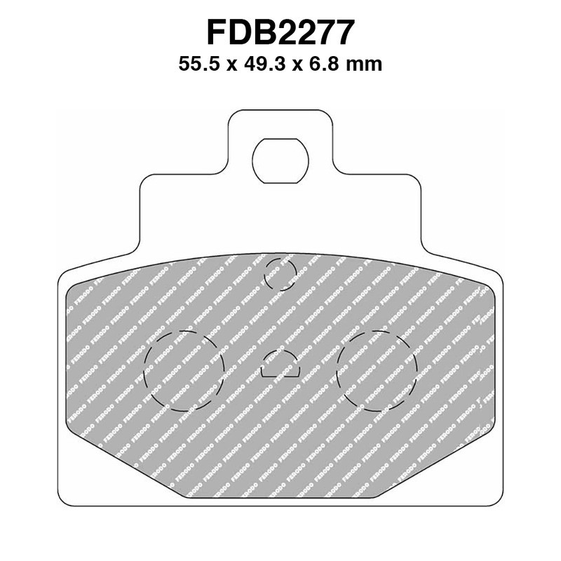 Ferodo Brake Pads FDB2277AG for PIAGGIO : MP3 ie Sport Abs/Asr 500 14-14 MP3 LT Business ie 300 14-14 MP3 ie LT Business 500 14-14 MP3 LT Sport ie 300 14-14 Brake Pads Ferodo