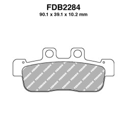 Pastiglie Ferodo FDB2284EF per YAMAHA : NXC K Cygnus X 125 07-10 YW X 125 10-13 Plaquettes de frein Ferodo