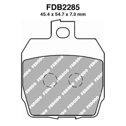Pastiglie Ferodo FDB2285EF per BAJAJ : Pulsar S DTSi 220 10-10 Pulsar DTS Fi 220 06-06 Pulsar F 220 11-11