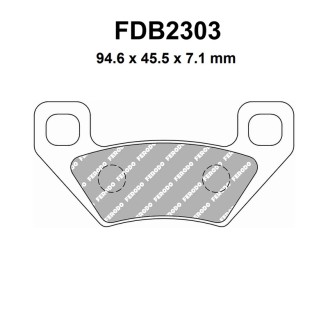 Ferodo Brake Pads FDB2303SG for PIAGGIO Trackmaster 400 Quad 06- Ant. e Post nd Brake Pads Ferodo