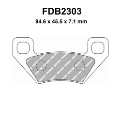 Ferodo Brake Pads FDB2303SG for PIAGGIO Trackmaster 400 Quad 06- Ant. e Post nd Brake Pads Ferodo