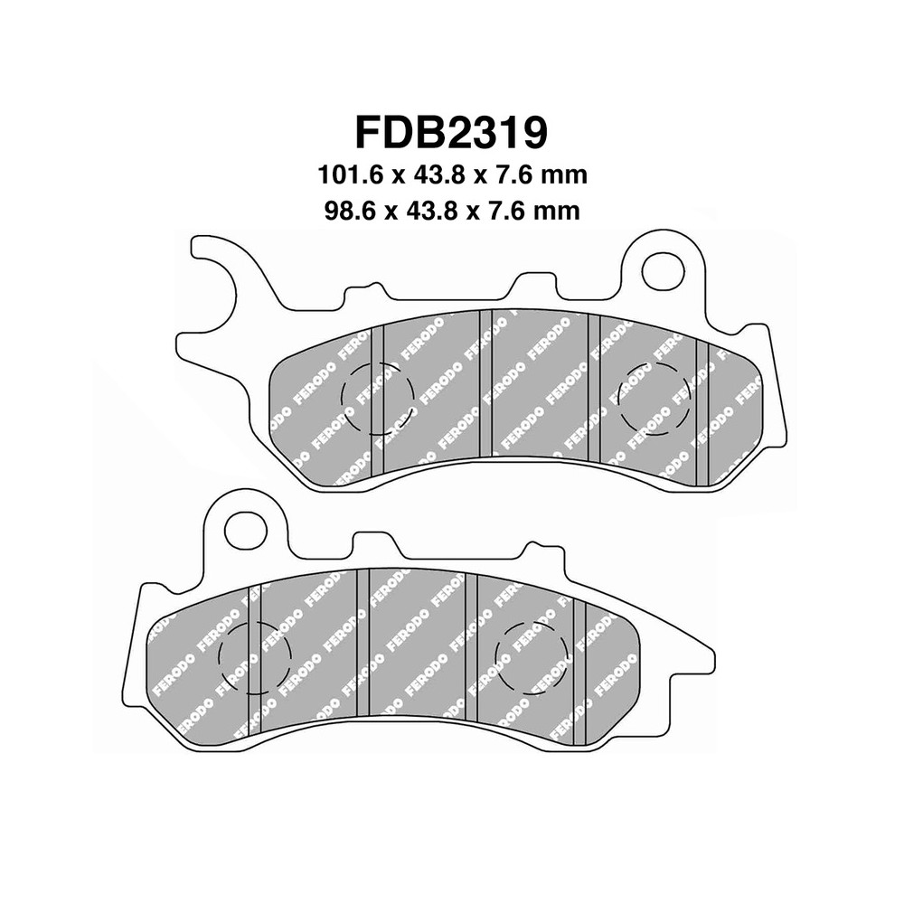 Ferodo Brake Pads FDB2319EF - FDB2319EF