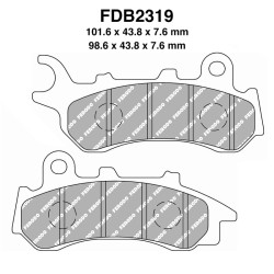 Pastiglie Ferodo FDB2319EF per HONDA PCX 125 18- Plaquettes de frein Ferodo