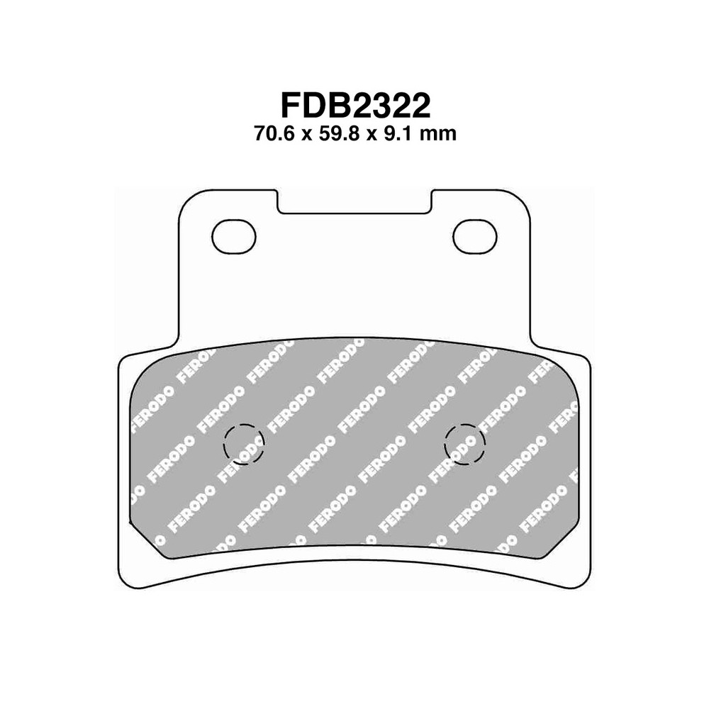 Brake Pads Ferodo FDB2322SM - FDB2322SM