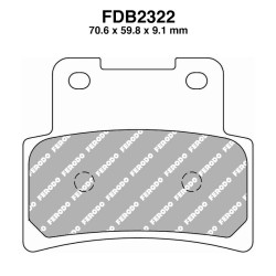 Brake Pads Ferodo FDB2322SM for KYMCO Xciting 4 00 Brake Pads Ferodo