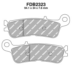 Pastiglie Ferodo FDB2323ZR per YAMAHA : YZ F 250/450 21- e altri modelli Plaquettes de frein Ferodo