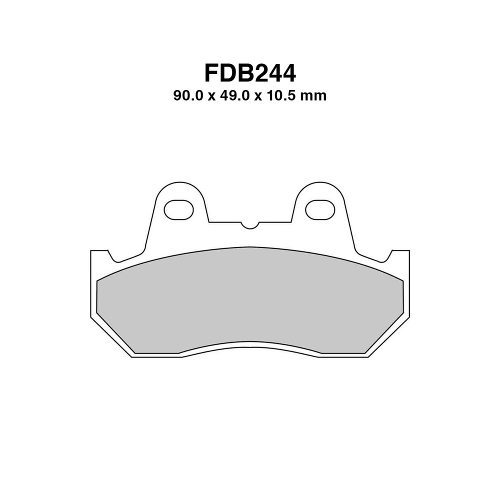 Ferodo Brake Pads FDB244P - FDB244P