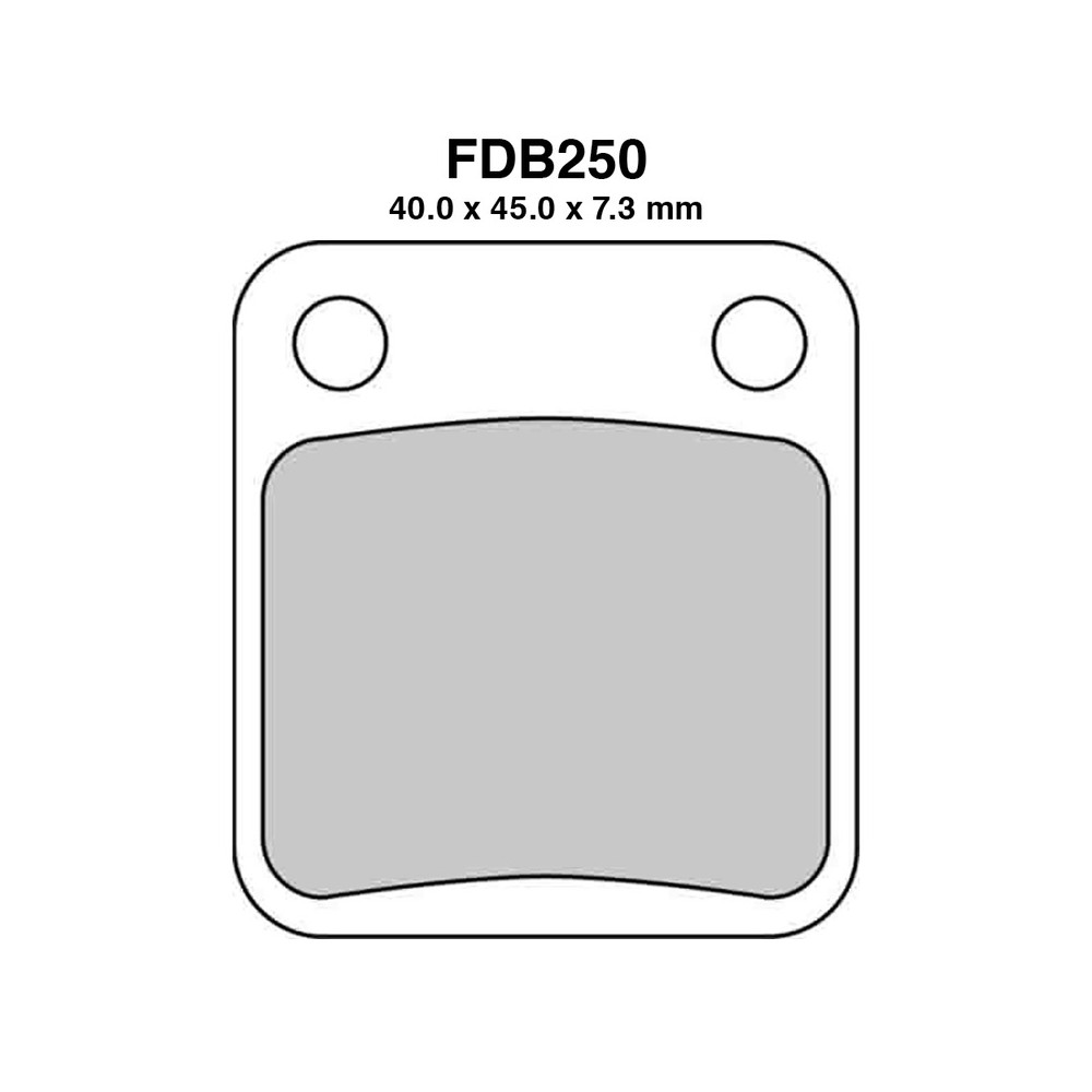 Ferodo Brake Pads FDB250P - FDB250P