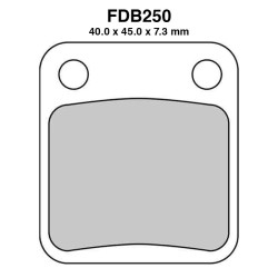 Pastiglie Ferodo FDB250P per HONDA CRM 50/80 88-96 e altri modelli Plaquettes de frein Ferodo