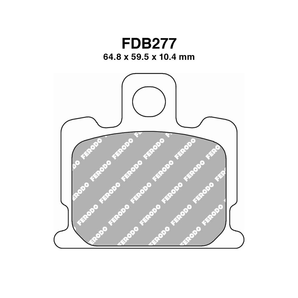 Ferodo Brake Pads FDB277P for YAMAHA RD 50 MX 81-87 and other model Brake Pads Ferodo