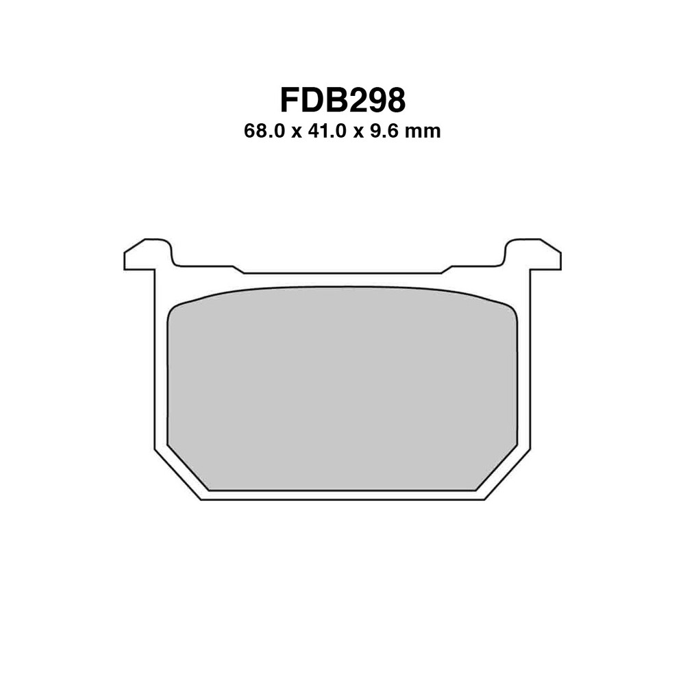 Ferodo Brake Pads FDB298P for KAWASAKI Z 250/440 81-83 and other model Brake Pads Ferodo