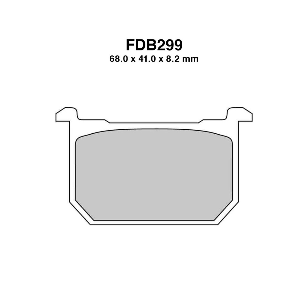 Ferodo Brake Pads FDB299P for KAWASAKI Z 250/440 81-83 and other model Brake Pads Ferodo