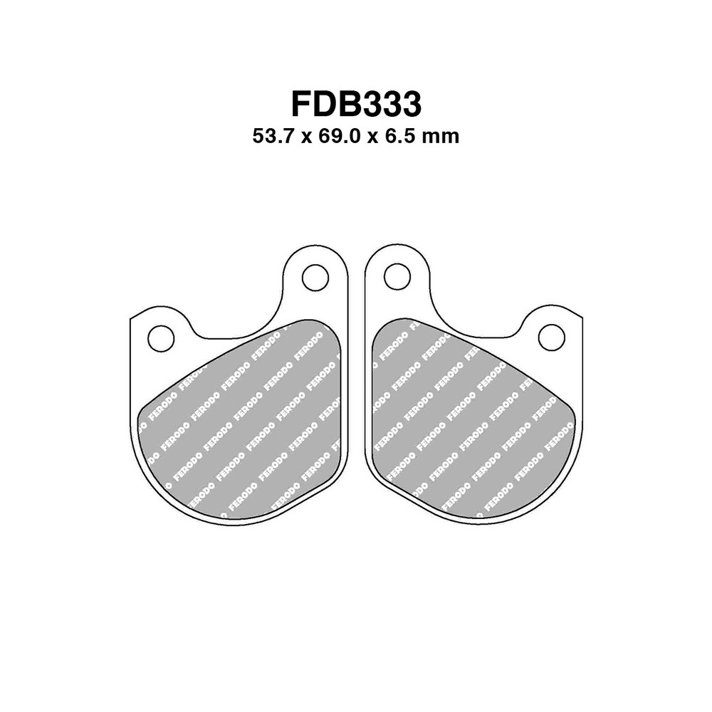 Ferodo Brake Pads FDB333P - FDB333P