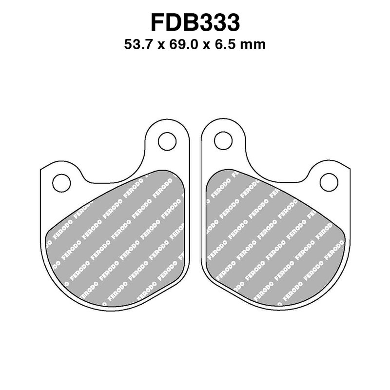Ferodo Brake Pads FDB333P for HARLEY DAVIDSON XLH Sportster 00 78-83 and other model Brake Pads Ferodo