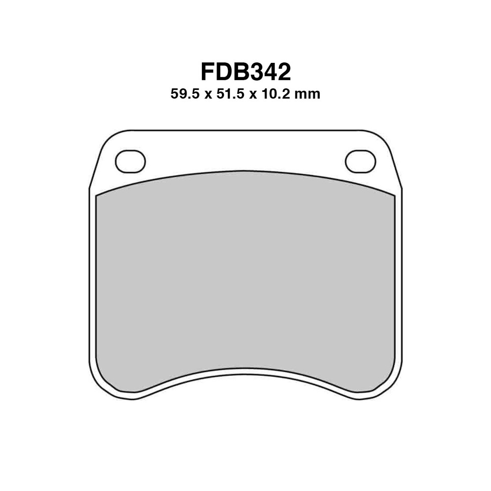 Ferodo Brake Pads FDB342P - FDB342P