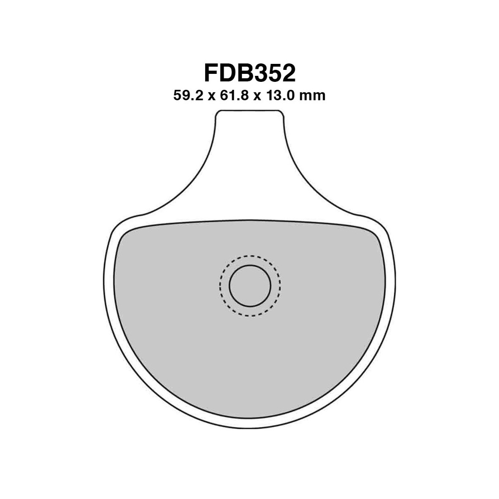 Ferodo Brake Pads FDB352ST - FDB352ST
