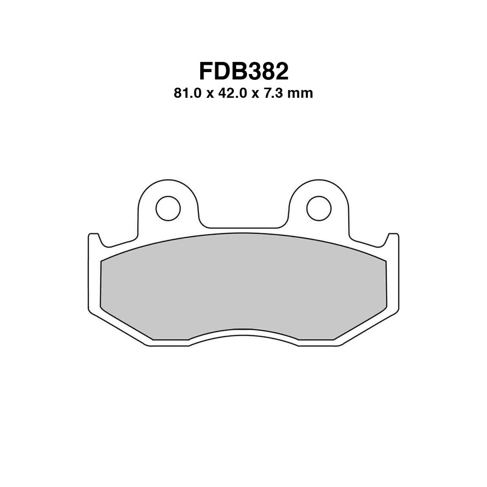 Ferodo Brake Pads FDB382P for HONDA CR 50/125 R 86 and other model Brake Pads Ferodo