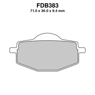 Ferodo Brake Pads FDB383EF - FDB383EF