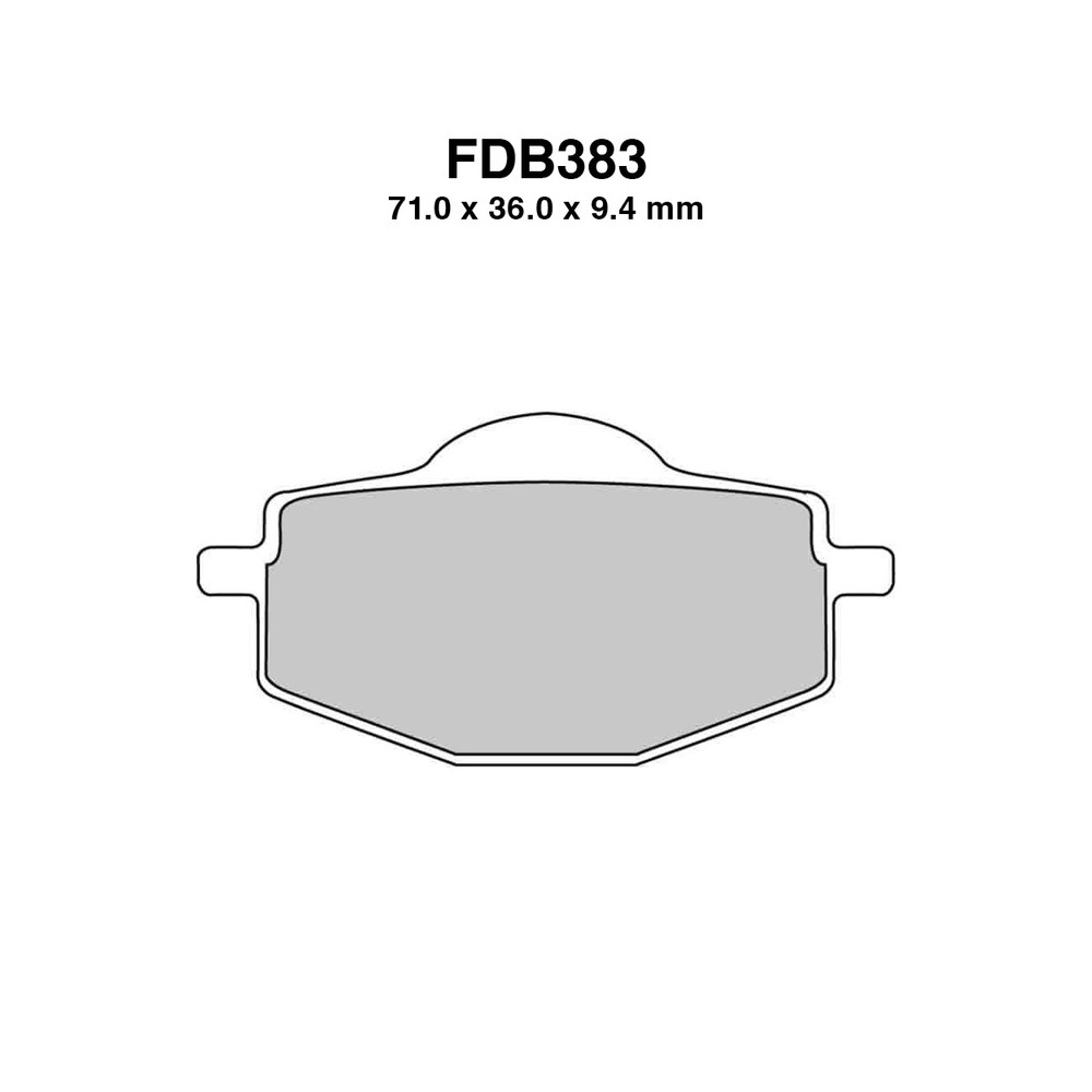 Ferodo Brake Pads FDB383EF - FDB383EF