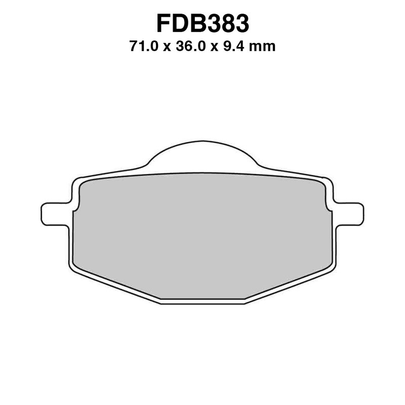 Pastiglie Ferodo FDB383SG per MBK XC Flame R 125 98 e altri modelli Pastillas de freno Ferodo