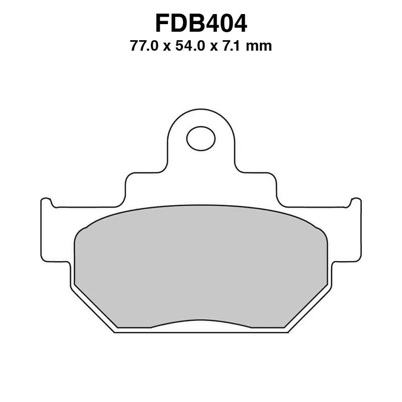 Pastiglie Ferodo FDB404P per SUZUKI GZ Marauder 125 98-11 e altri modelli Pastillas de freno Ferodo
