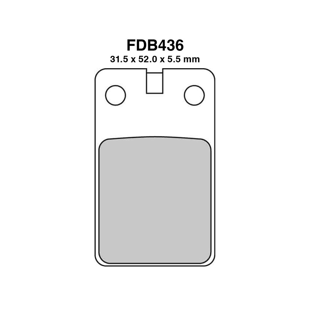 Ferodo Brake Pads FDB436P for MALAGUTI F12 Phantom LC 50 95-97 and other model Brake Pads Ferodo