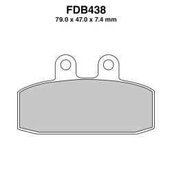Pastiglie Ferodo FDB438P per APRILIA ETX 125 86-97 e altri modelli Plaquettes de frein Ferodo