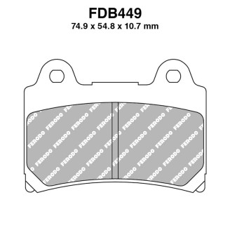 Ferodo Brake Pads FDB386ST for YAMAHA TZR 125/250 85-92 and other model Brake Pads Ferodo