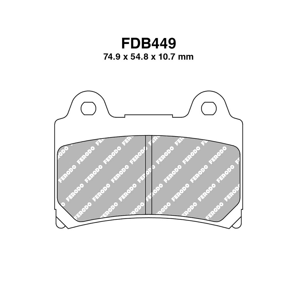 Ferodo Brake Pads FDB449ST - FDB449ST