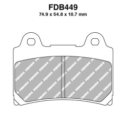 Ferodo Brake Pads FDB449ST for YAMAHA TZR 250 85-89 and other model Brake Pads Ferodo