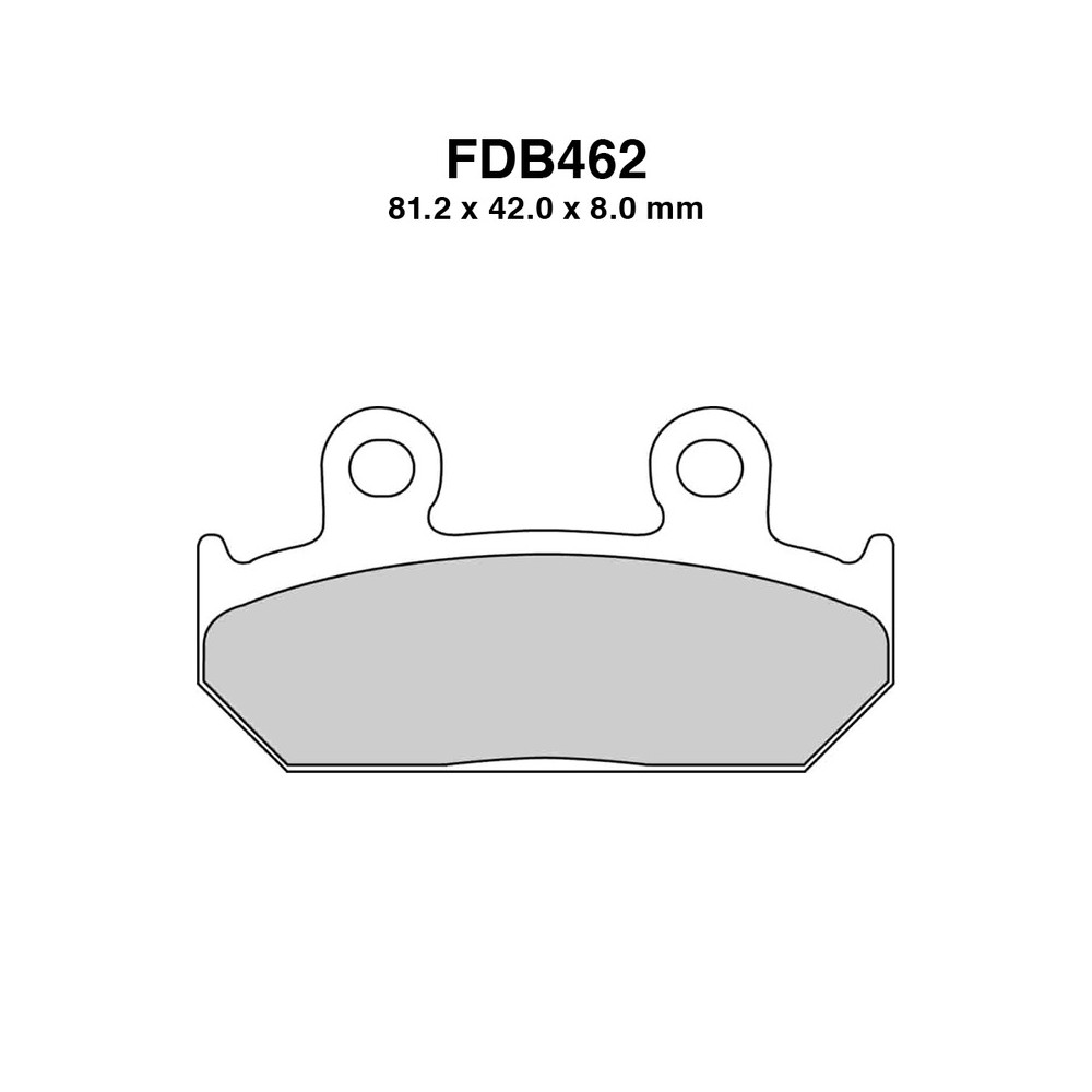 Ferodo Brake Pads FDB462P for HONDA NSR 250R 86-87 and other model Brake Pads Ferodo