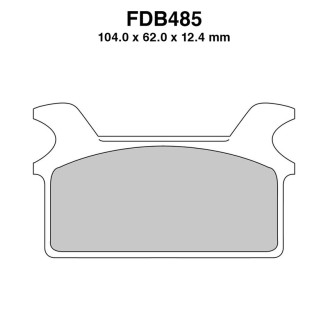 Ferodo Brake Pads FDB485P for HARLEY DAVIDSON FLHT Electra Glide 40 86-99 and other model Brake Pads Ferodo