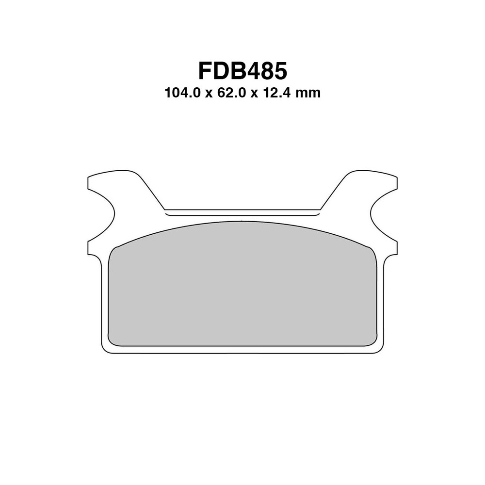 Ferodo Brake Pads FDB485P - FDB485P