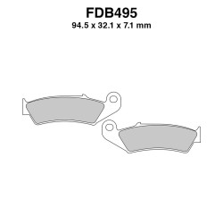 Ferodo Brake Pads FDB495P - FDB495P