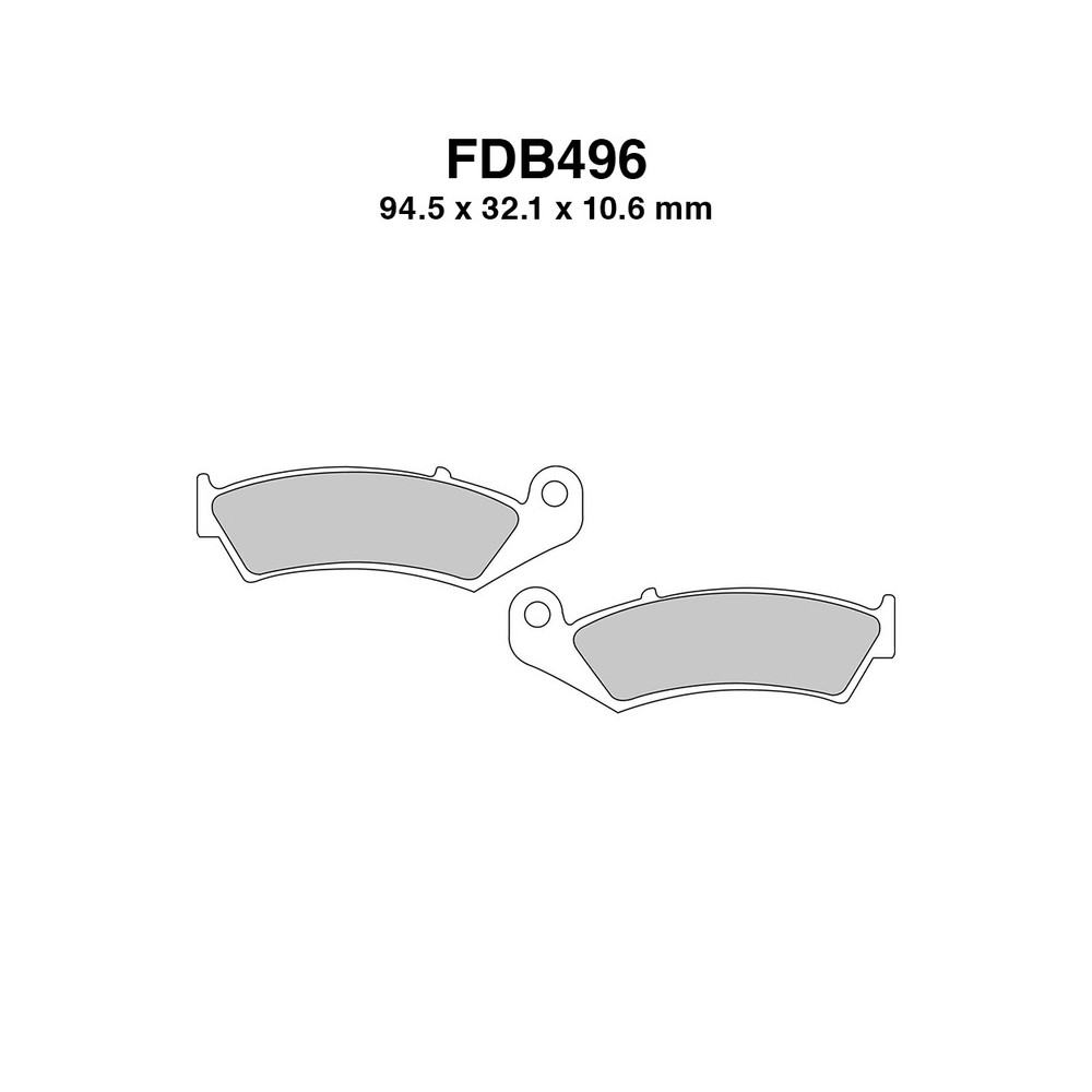 Ferodo Brake Pads FDB496P - FDB496P