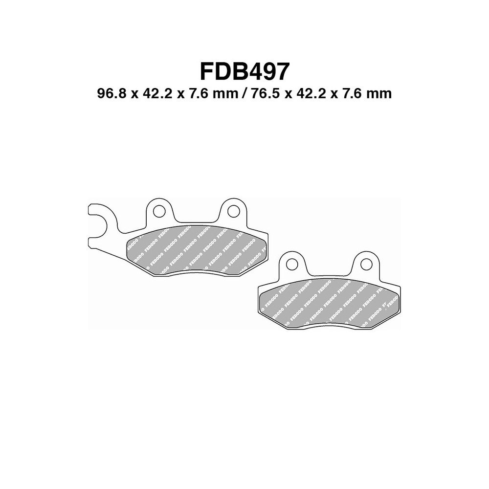 Ferodo Brake Pads FDB497ST - FDB497ST