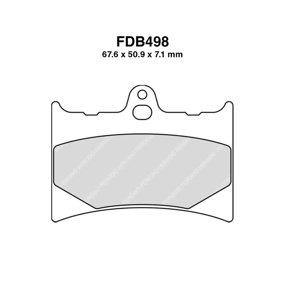 Pastiglie Ferodo FDB498ST per APRILIA AF1 Futura Sport Pro 125 93-03 e altri modelli Pastillas de freno Ferodo