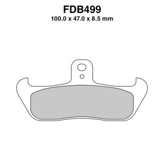 Pastiglie Ferodo FDB529P per APRILIA AF1 125 87-89 e altri modelli Pastiglie Freno Ferodo