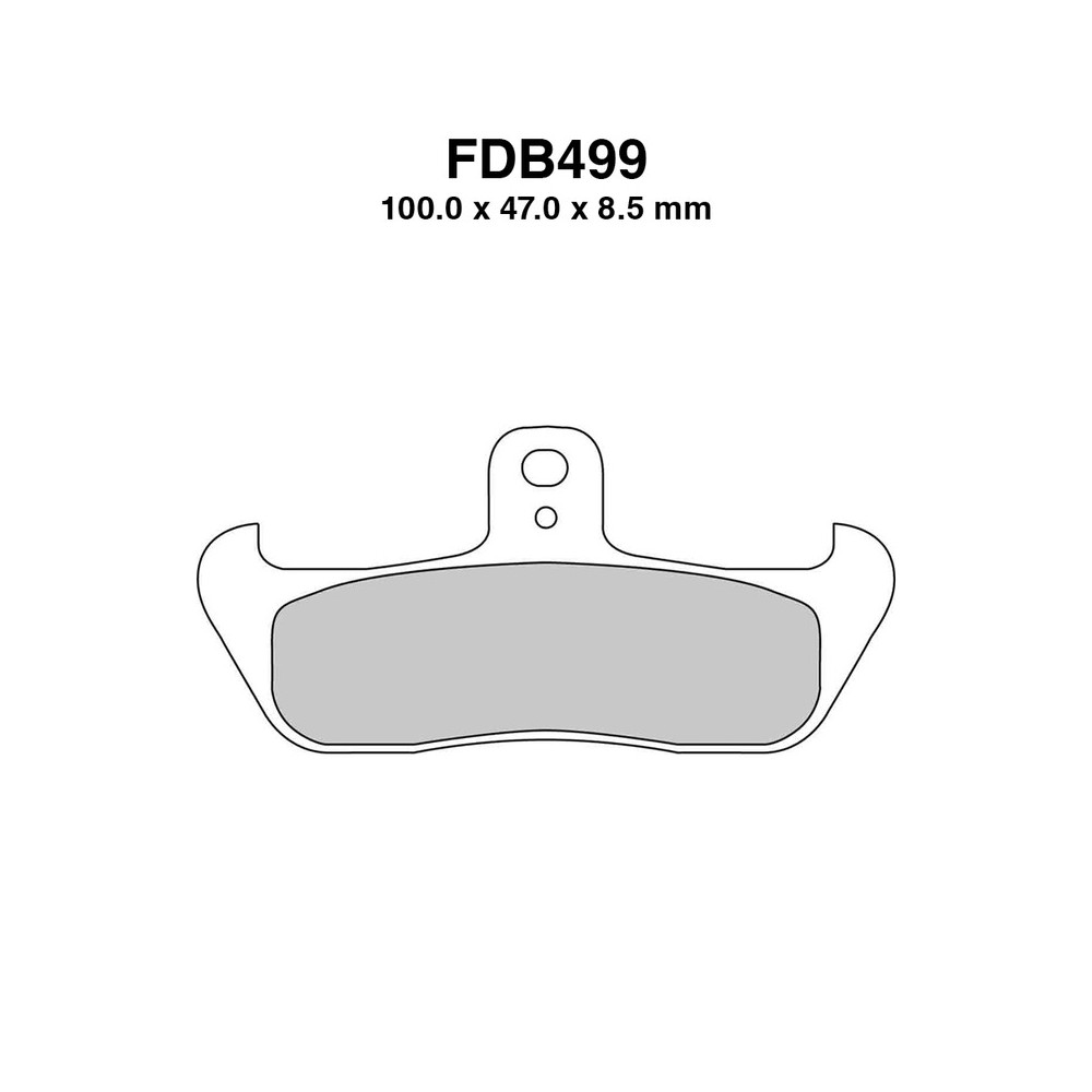 Ferodo Brake Pads FDB499P - FDB499P