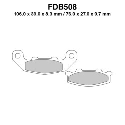 Ferodo Brake Pads FDB508P - FDB508P
