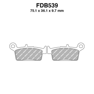 Ferodo Brake Pads FDB539P - FDB539P