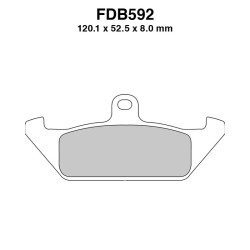 Ferodo Brake Pads FDB592P for CAGIVA Elefant 750 87-89 and other model Brake Pads Ferodo