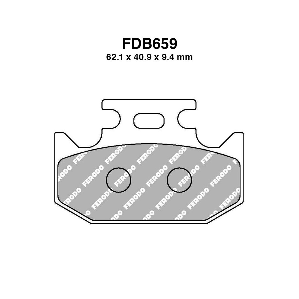 Ferodo Brake Pads FDB659EF - FDB659EF