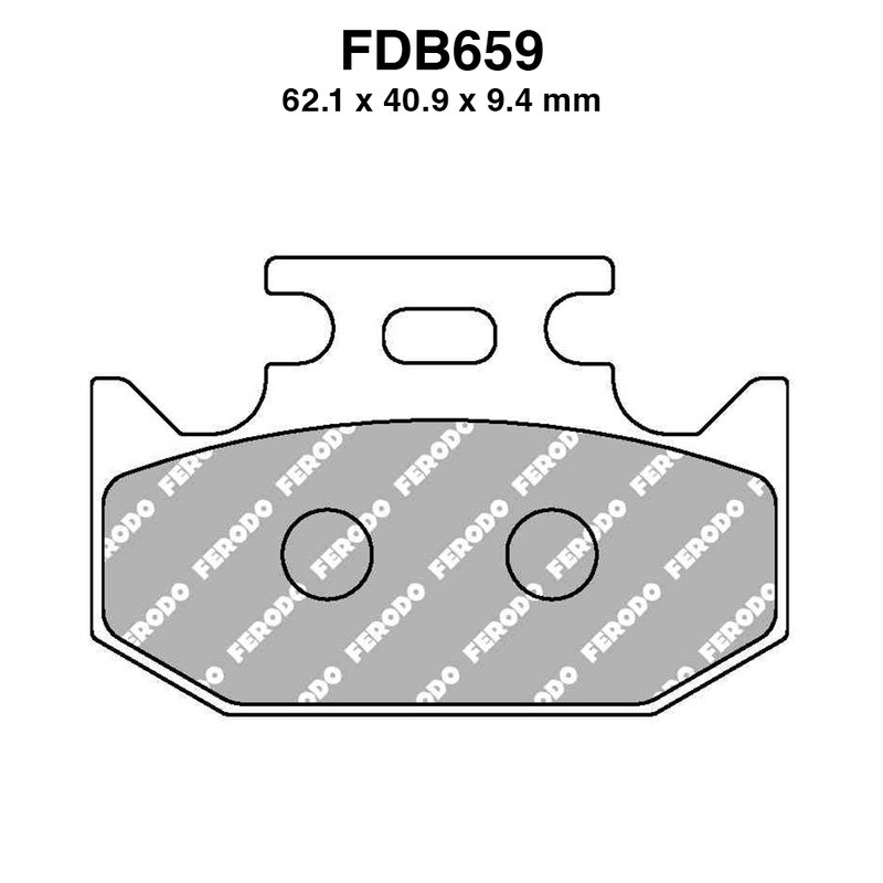 Ferodo Brake Pads FDB659SG for KAWASAKI KX 250/500 94-95 and other model Brake Pads Ferodo