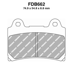 Ferodo Brake Pads FDB662P for YAMAHA : XVZ A Royal Star 00 96-01 XJ F Diversion 900 95-95 FZR Genesis 750 87-87 XJR 00 94-94 TDM 850 96-01 FJ 00 91-95 FJ 00 88-89 Brake Pads Ferodo