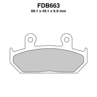 Ferodo Brake Pads FDB663EF - FDB663EF